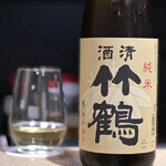 四季彩ダイニング　春 - 清酒竹鶴 純米。