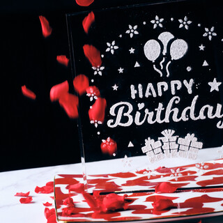 Free birthday and anniversary message plates◎