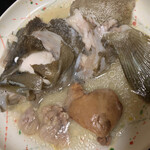 鮨よし - くえの兜酒蒸し  コラーゲンたっぷり  次の日顔がてかってた（笑）