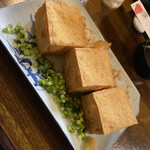 遊酒食堂 宇都宮 - 大好きなメニューのひとつ、自家製厚揚げ