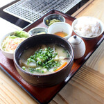 Dango soup set meal