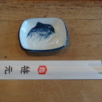 鮨 笹元 - テーブルセッティング