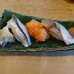 鮨 笹元 - 小肌、赤貝、ゴマ鯖