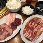 焼肉おもに亭 - '22/10/29 ミックス（税込1,089円）＆よくばり（税込1,639円）