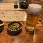 Nomikui Dokoro Tosa - 生ビール＆お通し