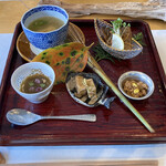 うちげの料理 八塩 - 料理写真:前菜の5種盛り、、どれも、美味しい