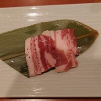 鉄板焼･焼肉 なにわ (リーガロイヤルホテル大阪) - 黒豚バラ