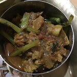 NEPALI CUISINE HUNGRY EYE Dine & Bar - 豚肉と大根の葉の炒め物