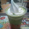 ファーストキッチン - ドリンク写真:タピオカ抹茶フロート３８０円