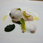 レーヌ デ プレ - 自然のミネラルだけで味を整えた　的鯛と蛤