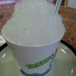 天山トロン温泉 - かき氷（みぞれ）200円です
