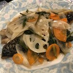 雅亭 - 秋鯖甘酢餡かけ