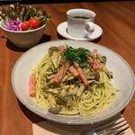 cafe.e‐denn - 大葉バジルパスタ
