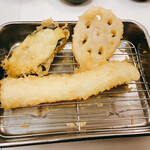 博多天ぷら なぐや - ナス&レンコン&いか