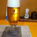 Kaihou - まずは生ビールで乾杯 (マスターズドリーム ピルスナー320ml) ¥750