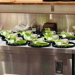 蓬左茶寮 - 準備中の八寸