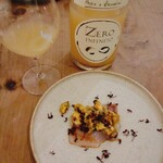 TEPATOMOKA - 昆布じめの縞鯵とモン・サン・ミシェルのムール貝 　