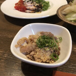 焼酎道楽 金星 - お通しのひねぽん