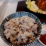 Momo kichi - ５穀米を選択。