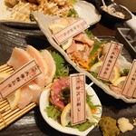 全席個室 居酒屋 あや鶏 - 刺し盛り