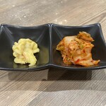 焼肉一番 団楽 - 付き出しはピクルスじゃなくマカロニサラダでした