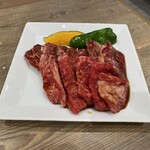 焼肉一番 団楽 - カルビとハラミセット￥1,750お肉増量￥330のお肉