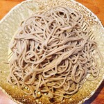 Soba Matsuo - ざるそば中盛り、真上から！