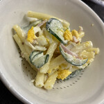 ごはんばー - マカロニサラダ( ⸝⸝⸝⁼̴́⌄⁼̴̀⸝⸝⸝)