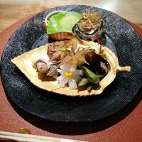 日本料理 新 - 八寸盛り合わせ