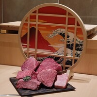 銀座 ちかみつ 並木通り - この日のお肉様方