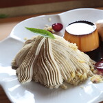 さじこよみ - 利平栗のVeganモンブラン、ヤバイ美味しさ♪