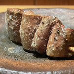 根津 焼鳥 照隅 - 白肝