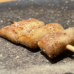 根津 焼鳥 照隅 - 椎茸軸