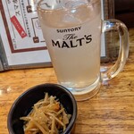 炭火居酒屋 炎 - ドリンクとお通し。飲み放題安い！