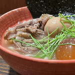 根津 焼鳥 照隅 - 鳥そば