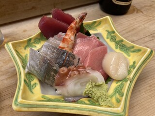 Kiku sushi - 刺身盛り合わせ一人前