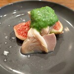 蓬莱柿と蒸し蛤