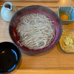 Sobakiri Ishigaki - 釜揚げそば　蕎麦通唸る、蕎麦の香りうま味ならこれが一番