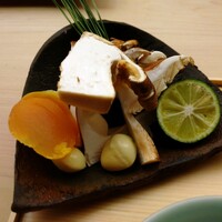 懐石料理 桝田 - 松茸とカラスミ