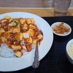 中華料理 華馨園 - 日替わり650円、麻婆豆腐飯