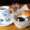 コメダ珈琲店 - コメダブレンド460円 モーニング ローブパン おぐらあん マーガリン