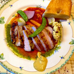 Ma cuisine - 豚肉のグリエピストゥーソース