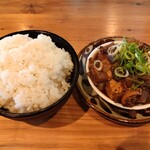 湊川大食堂 - ぼっかけ肉豆腐とめし（大）