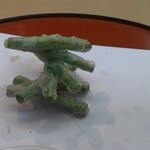 天ぷら 京星 - インゲン豆