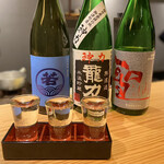 Oshimono Tsuki - 日本酒飲み比べ