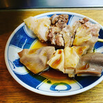 宇ち多゛ - アブラ、ガツ1本ずつお酢