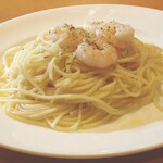 イタリアンカジュアルダイニング何駄感駄 - 小海老のペペロンチーノ