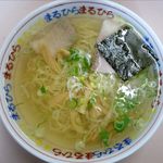 ラーメン まるひら - ラーメン塩のアップ