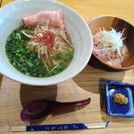 海空のハル - 山わさび醤油ラーメンと丼セット