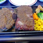 Suteki. Yama - 【2022.10.30(日)】山ステーキ&牛ハンバーグ(200g×200g)2,650円